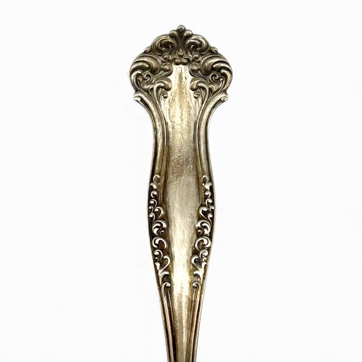 Antique silver-plated gravy ladle