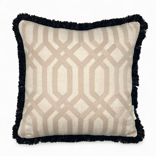 Pillow made with vintage Italian fabric