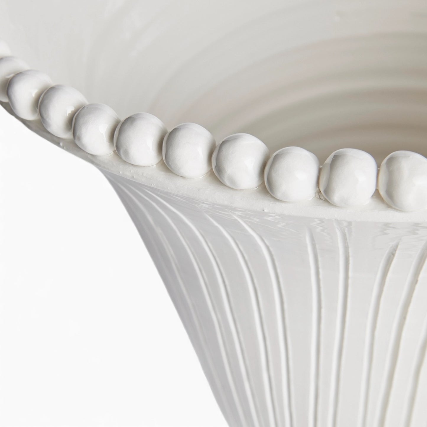 Handmade Italian wide vase