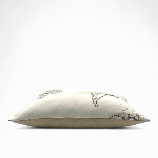 Pillow in vintage Nina Campbell “promenade” fabric