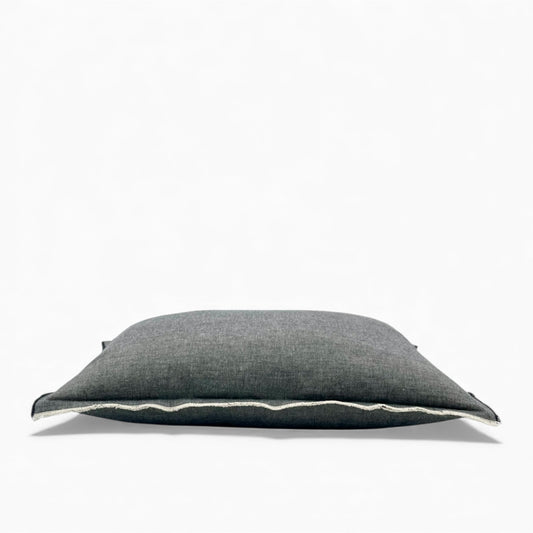 Pillow made with vintage Denim Cotton fabric