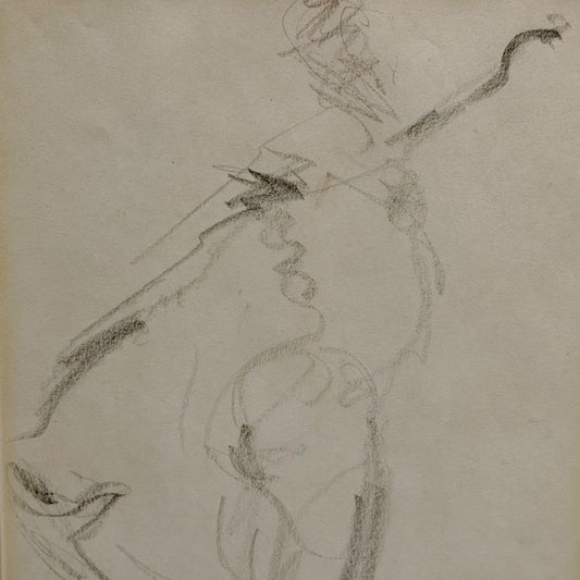 Gestural sketch of a dancer