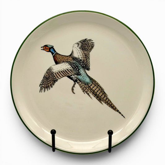 Set of six Delano Studios hand-painted plates