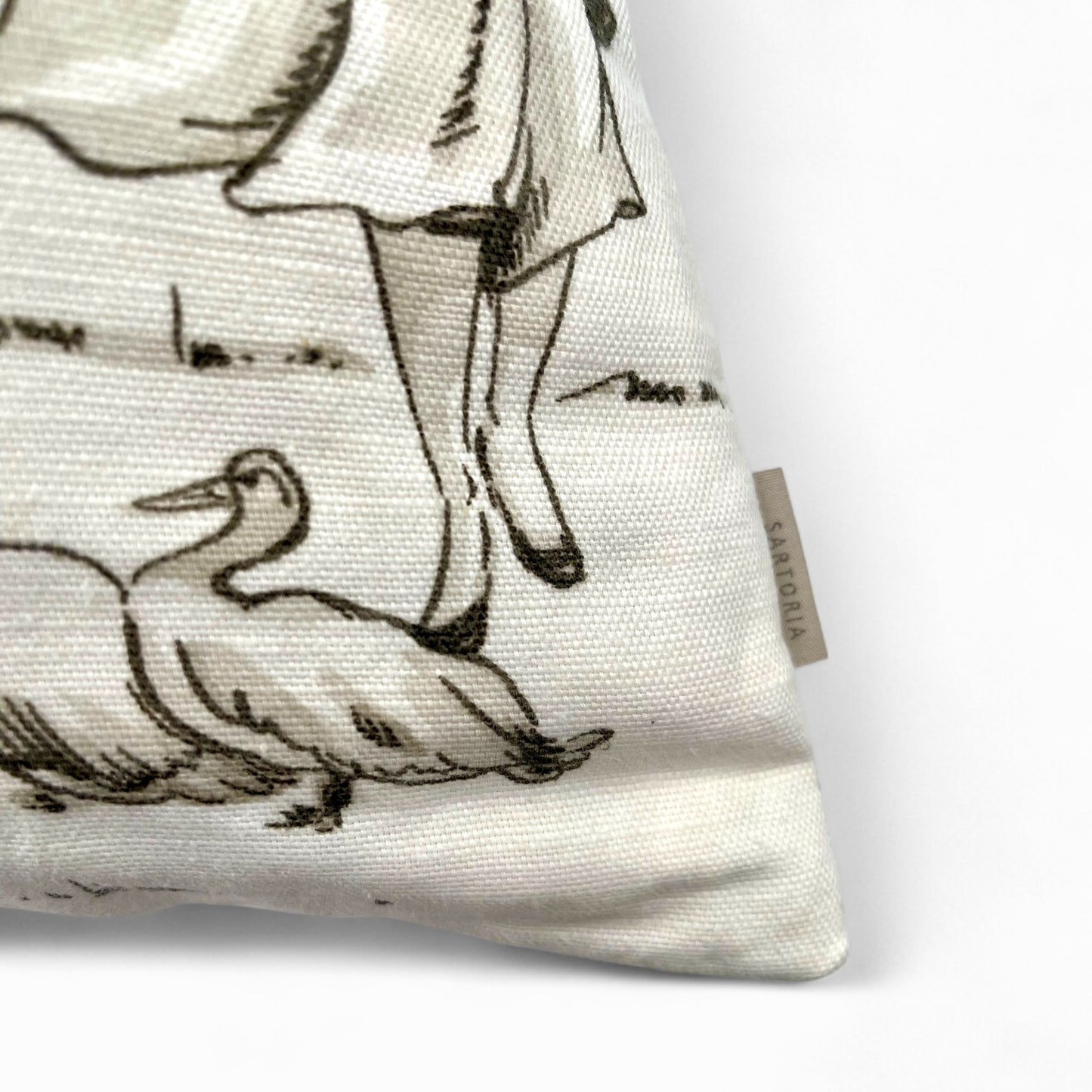 Pillow in vintage Nina Campbell “promenade” fabric