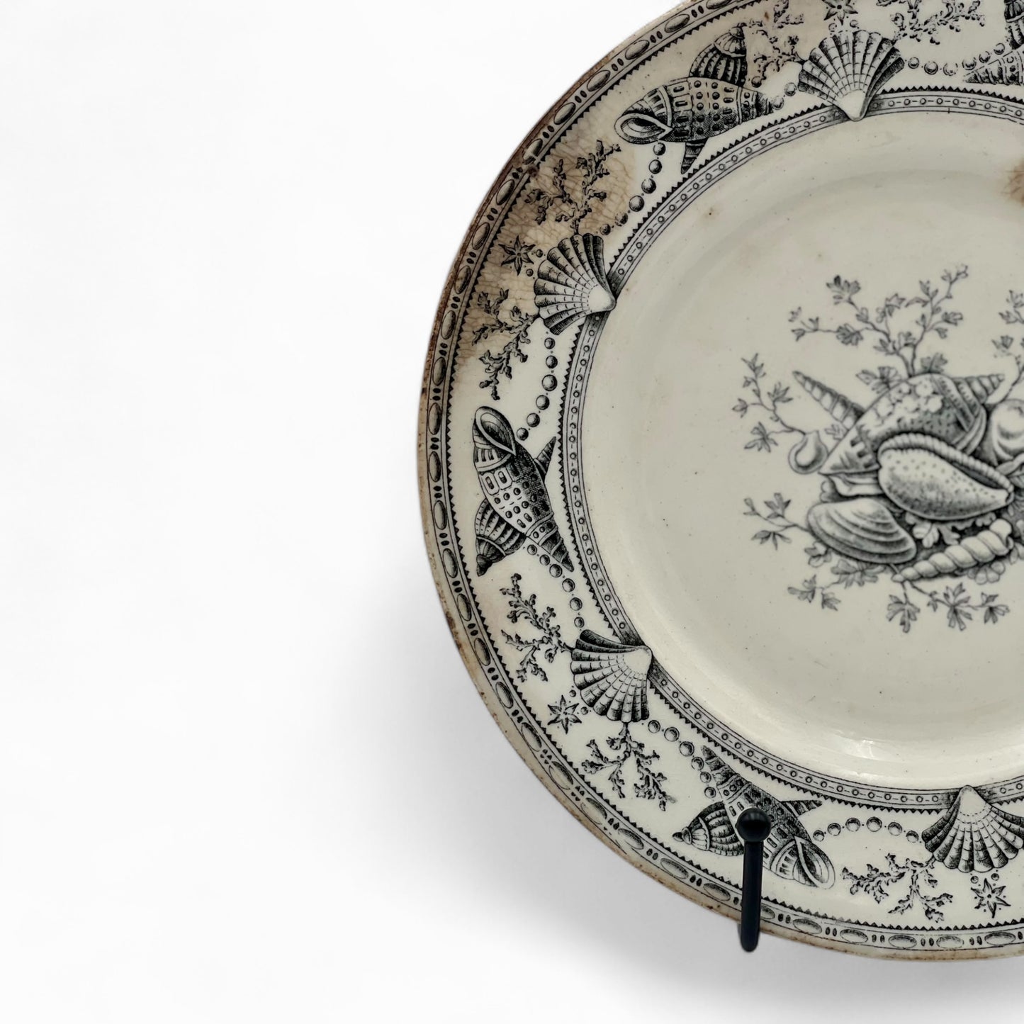 Antique Rolland & Clews transferware plate