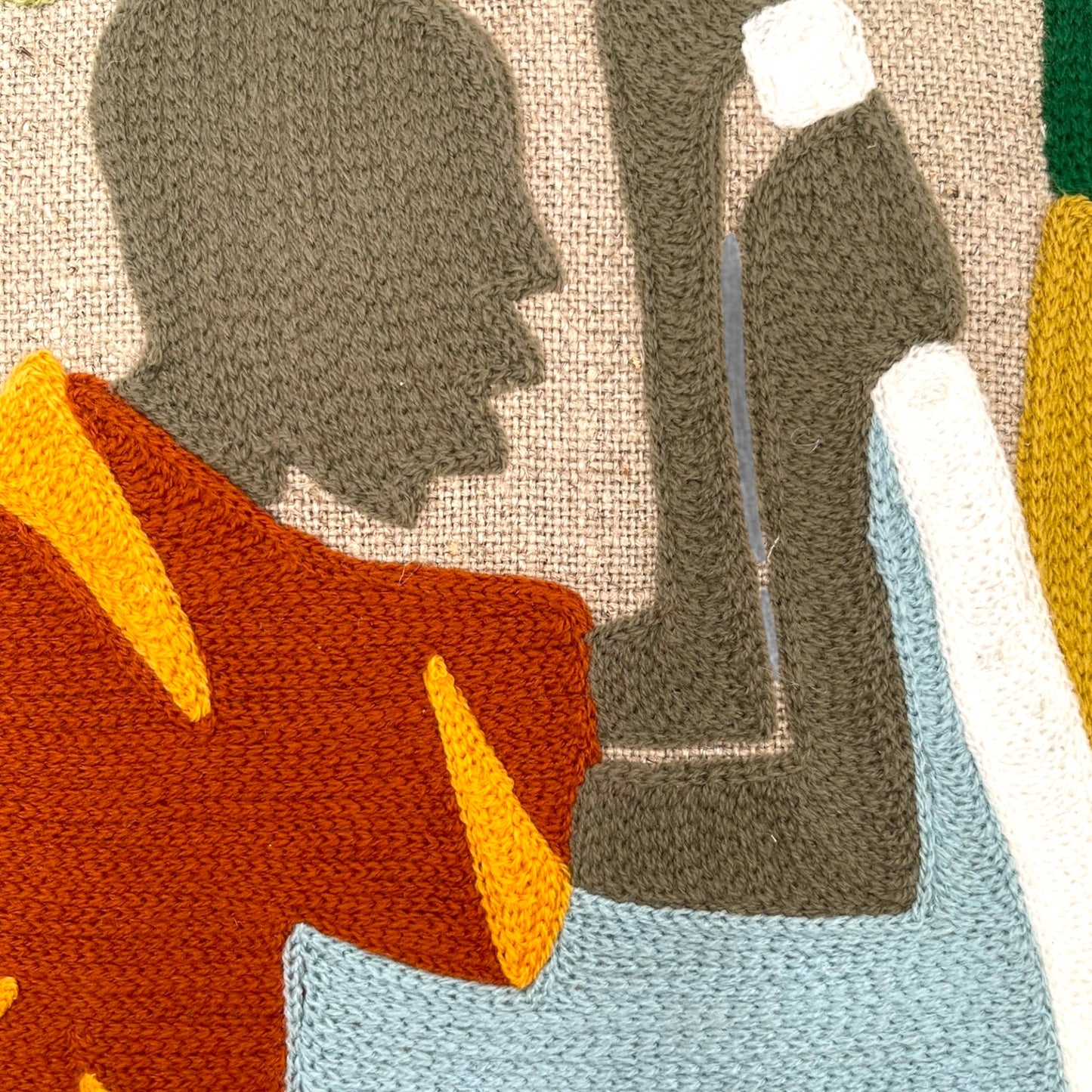 Pillow made with “Foresti Home” Italian fabric