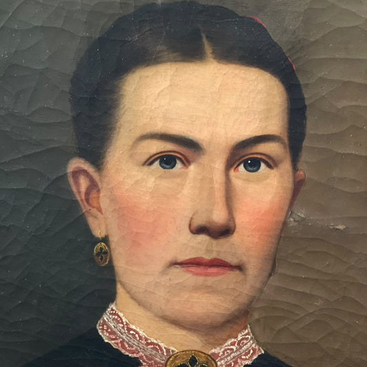 Portrait of a Sicilian Aristocratic woman - 1800’s - Unknown Artist