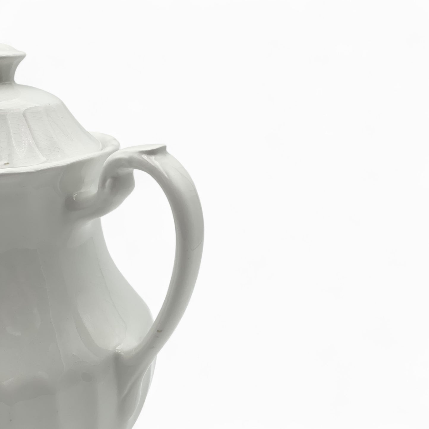 Vintage English ironstone tea pot