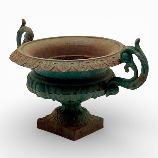 Antique French cast-iron urn