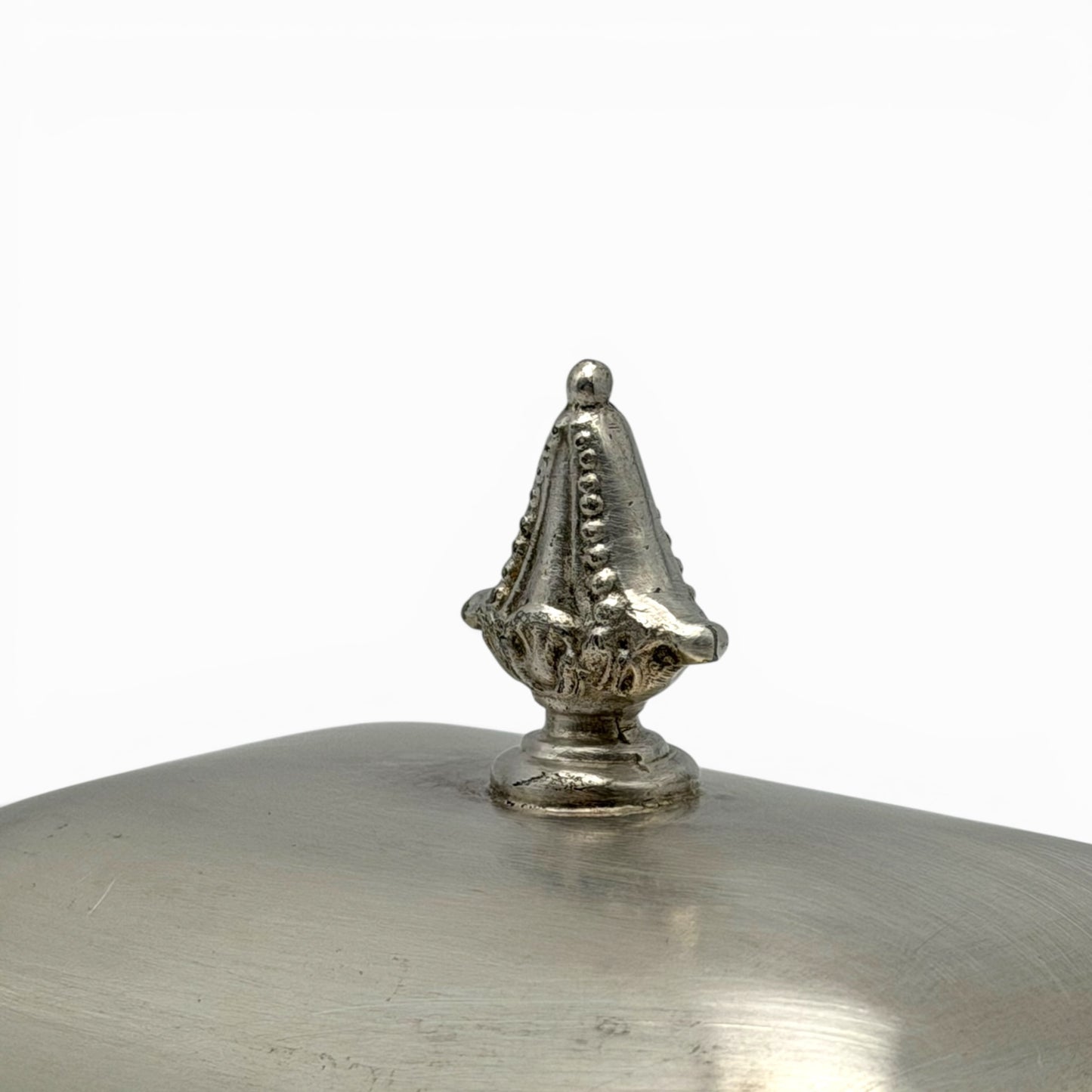 Vintage silver-plated butter dish