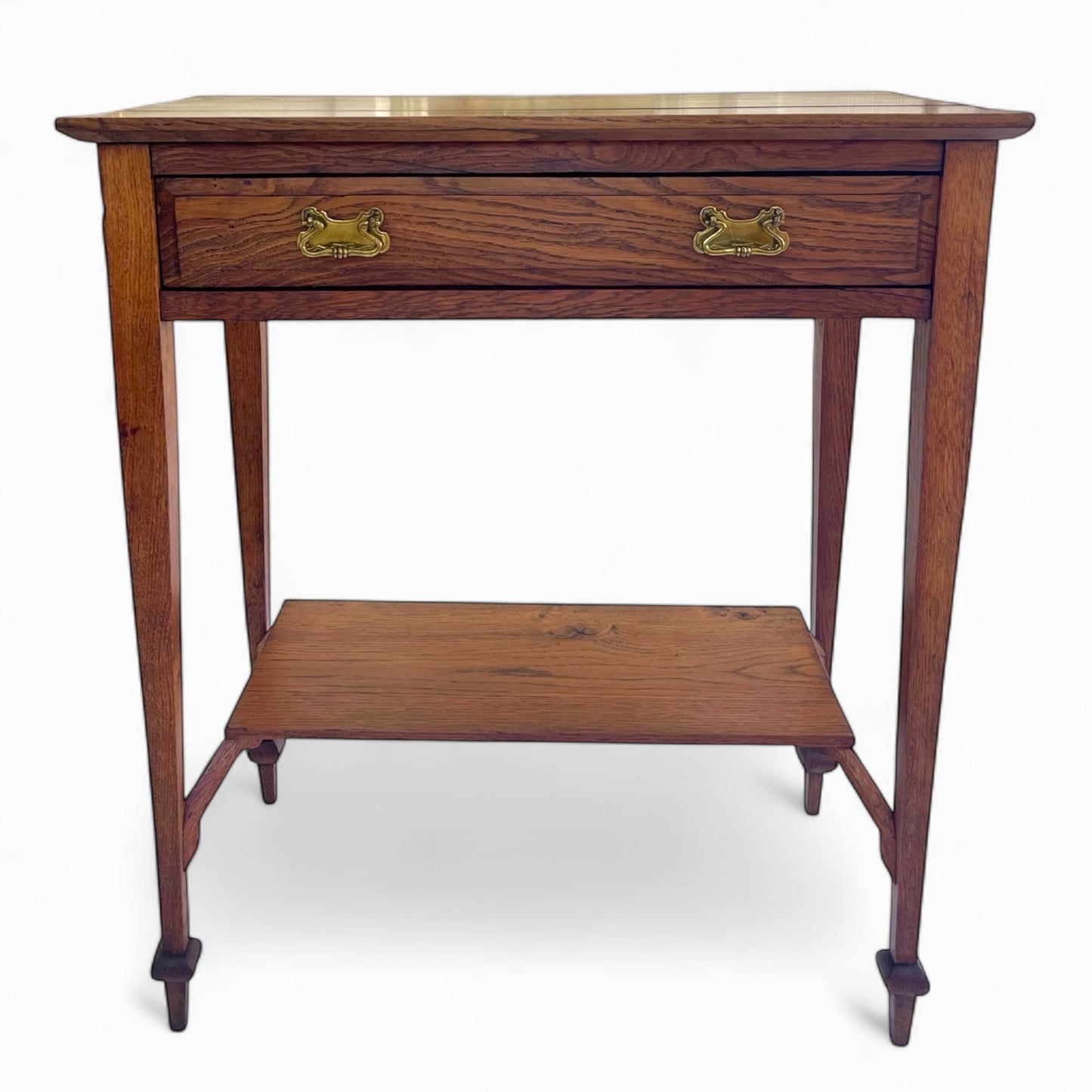 Vintage Art and craft oak side table