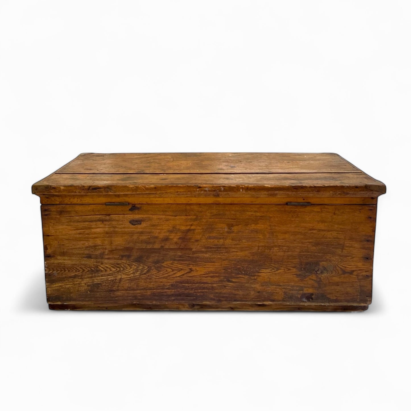 Antique wooden storage chest