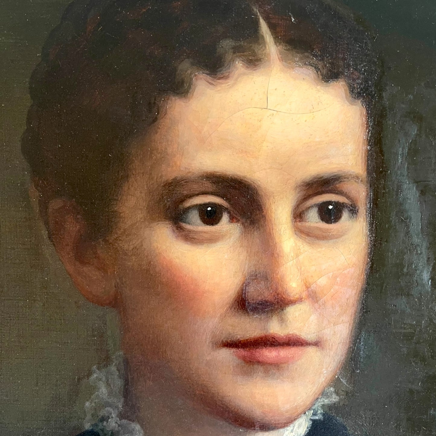 Portrait of an Italian Aristocratic Woman - mid 1800’s - Unknown Artist