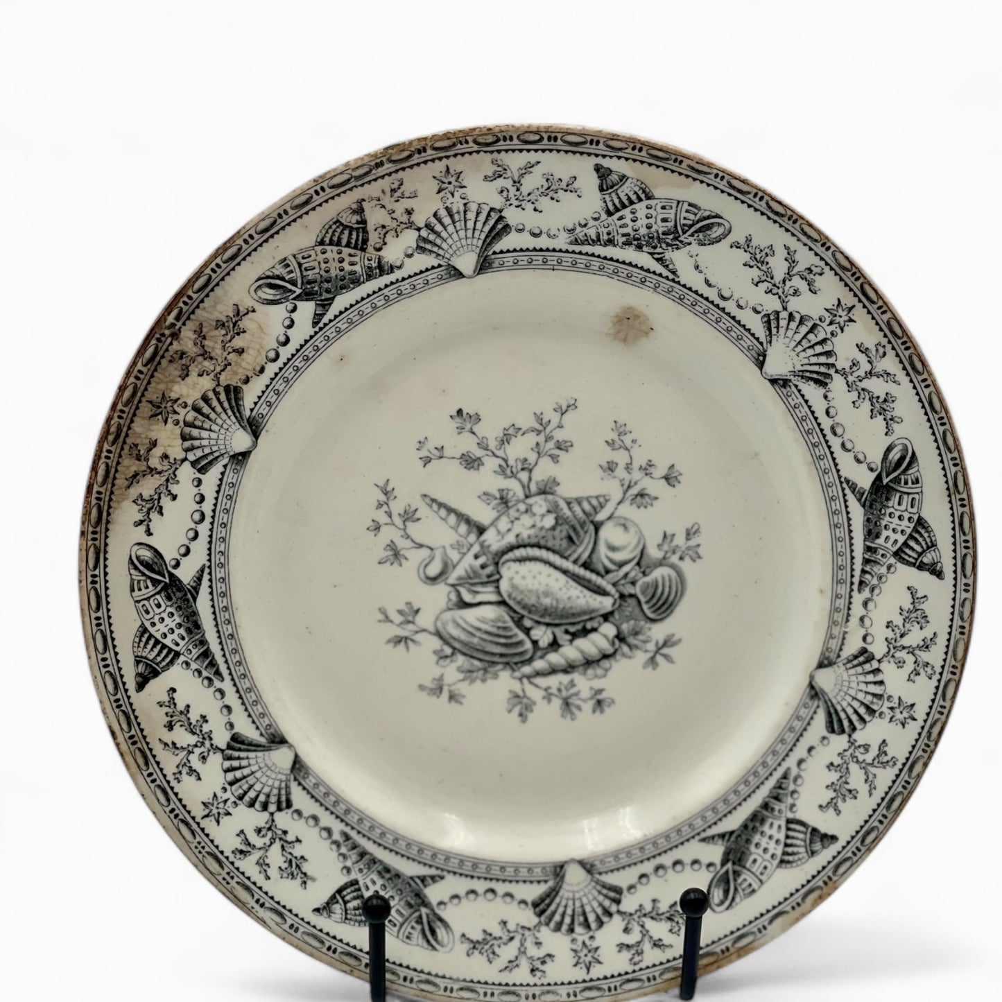 Antique Rolland & Clews transferware plate