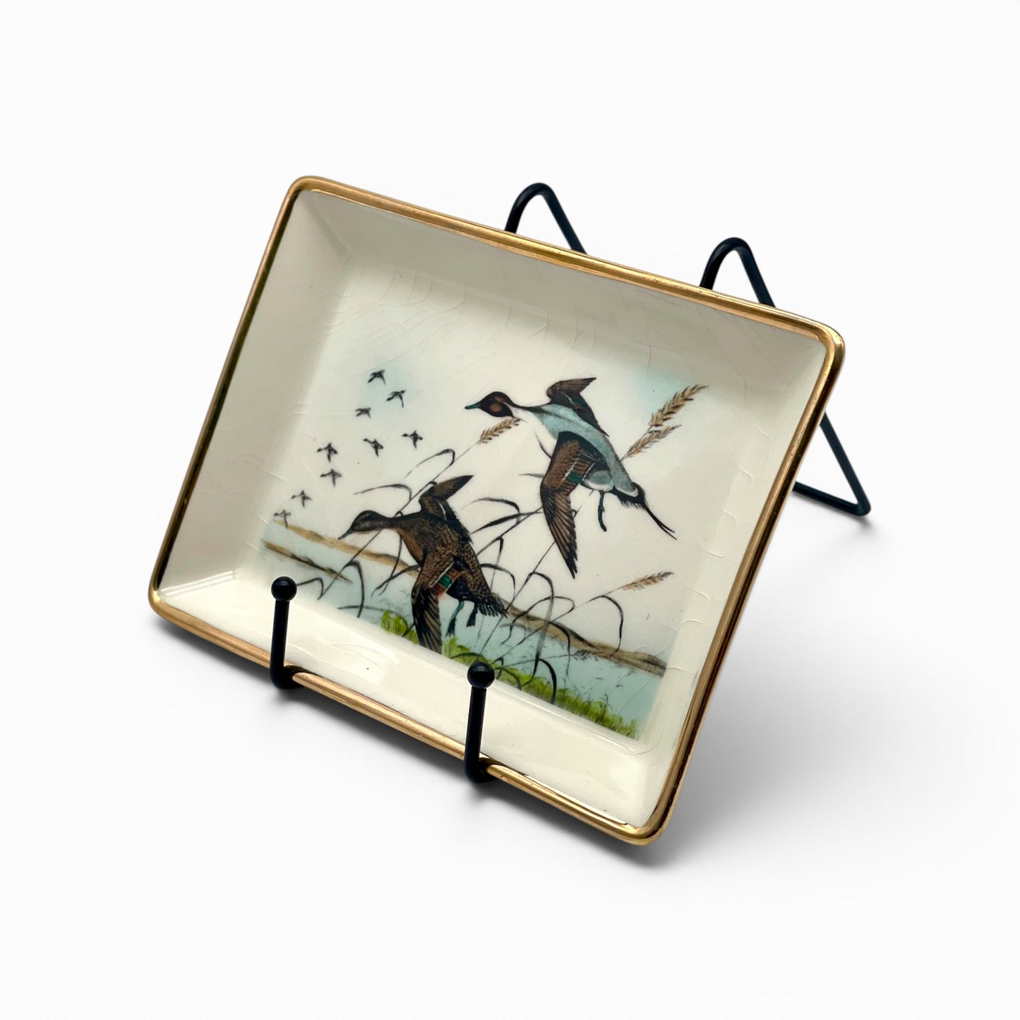 Hand-painted decorative dish