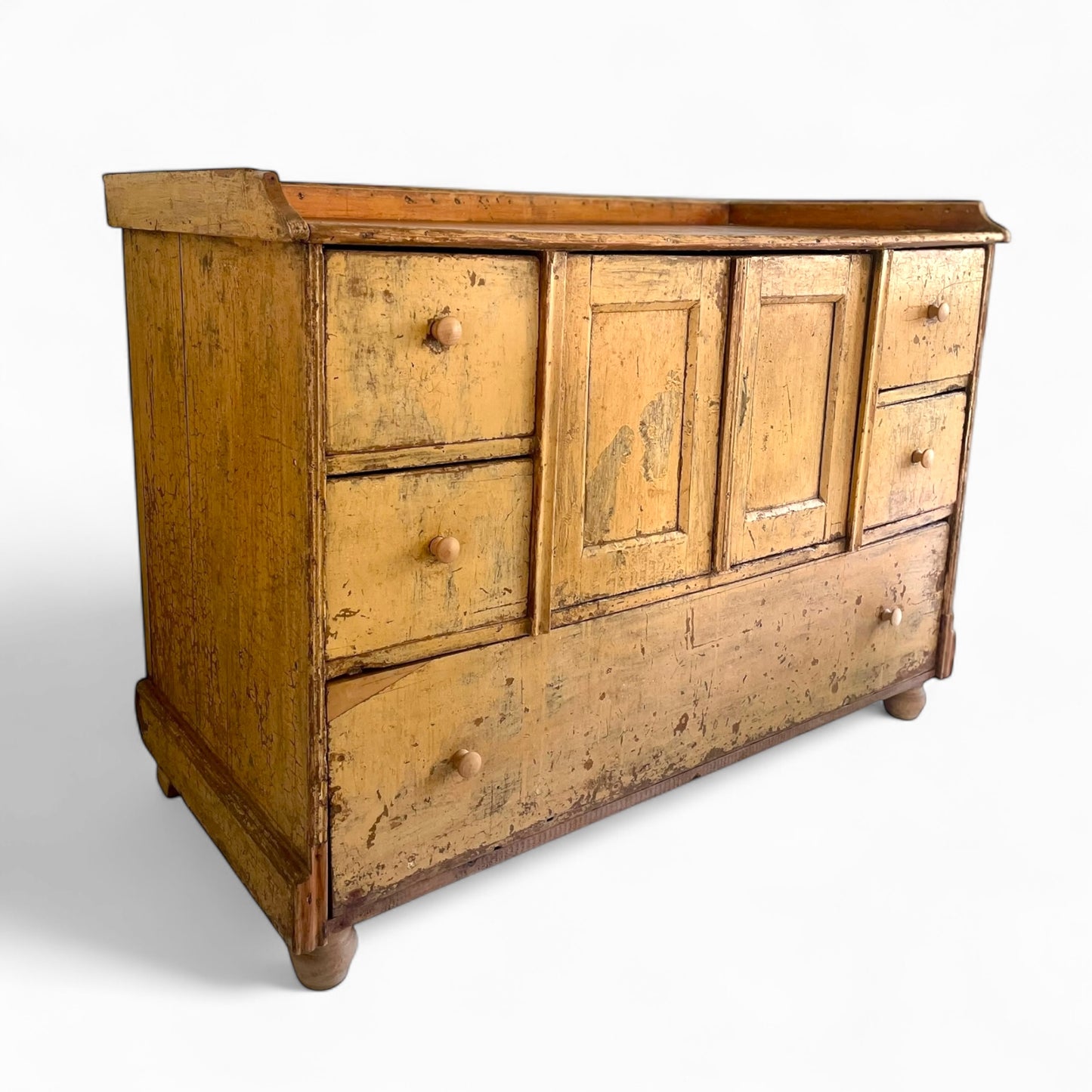 Large primitive country sideboard