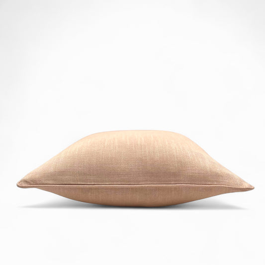 Vintage light pink 100% Italian linen pillow