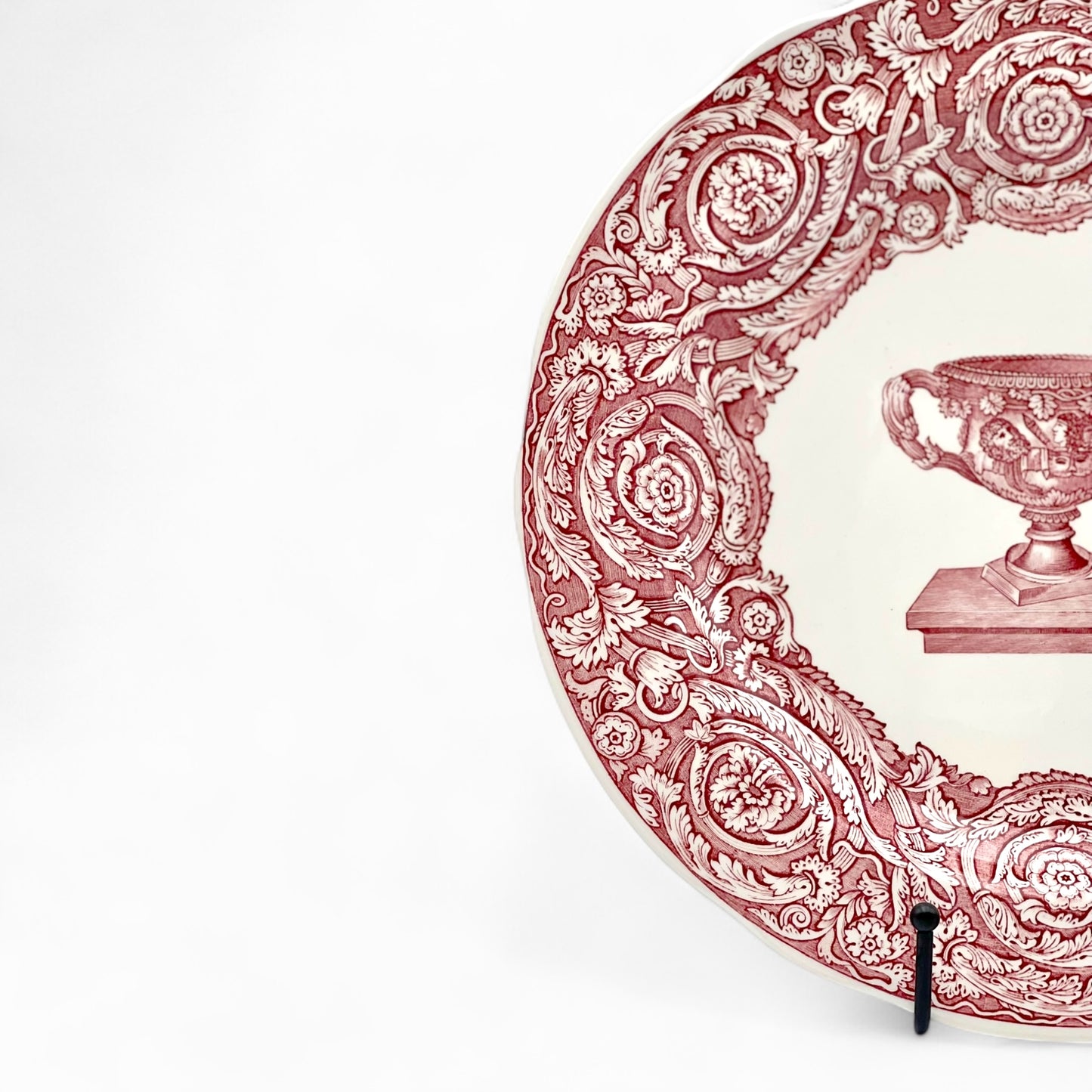 Large decorative English plate