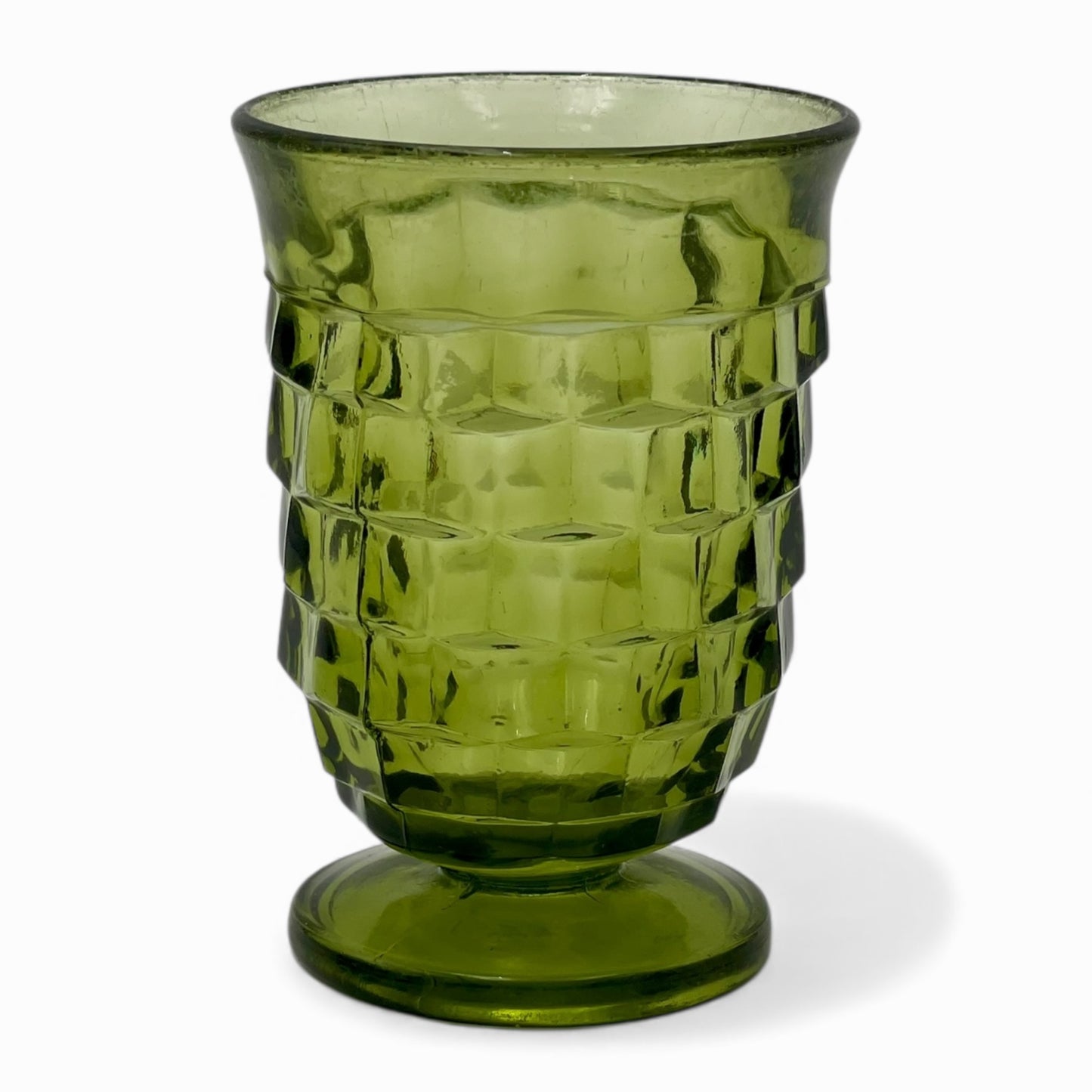 Set of 6 Indiana Glass “Whitehall” footed juice glass