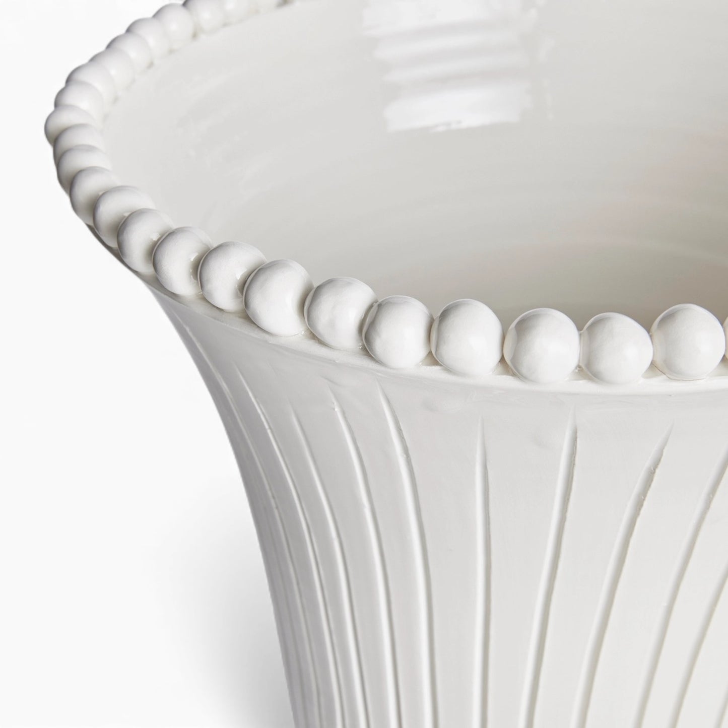 Handmade Italian tall vase