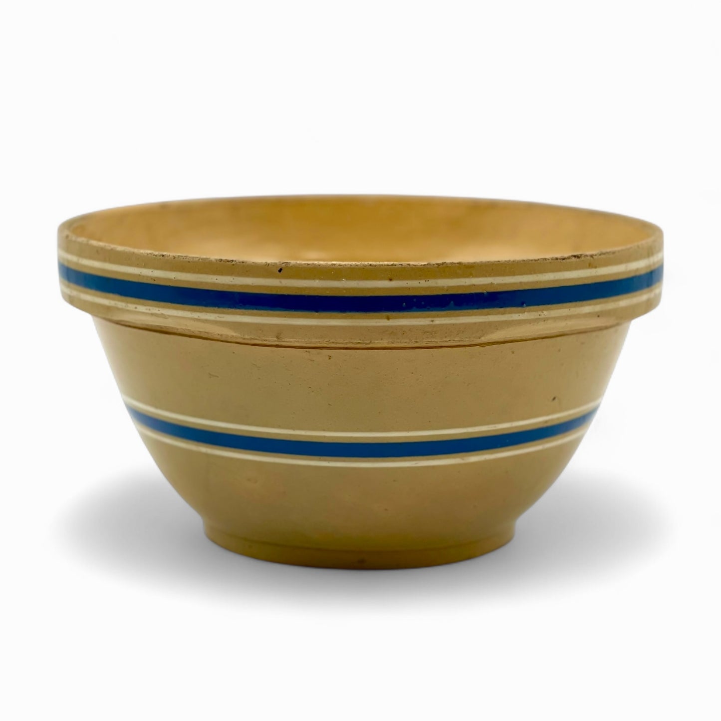 Antique yellowware mixing bowl