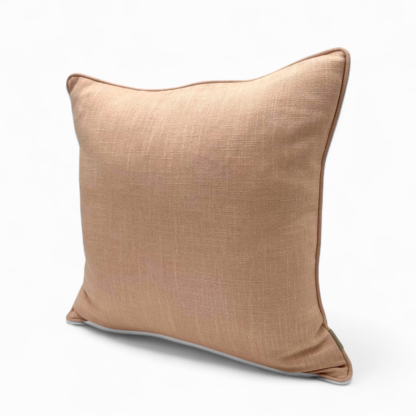 Vintage light pink 100% Italian linen pillow