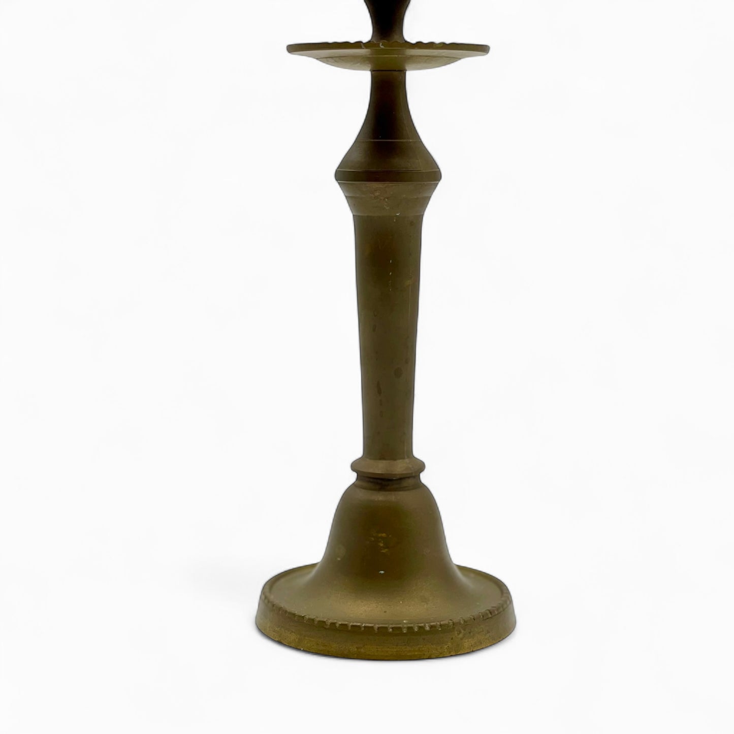 French vintage brass candlestick