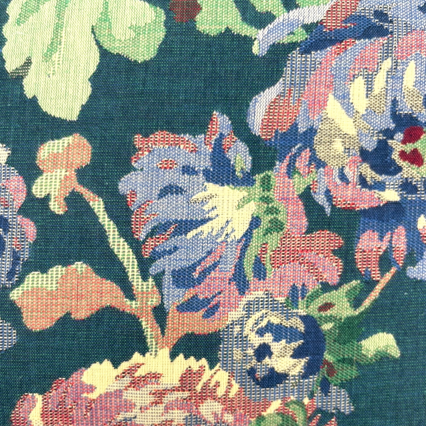 Pillow made with gobelin and vintage Irish linen