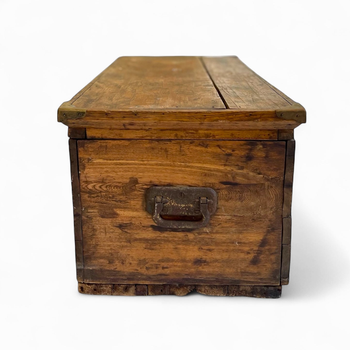 Antique wooden storage chest