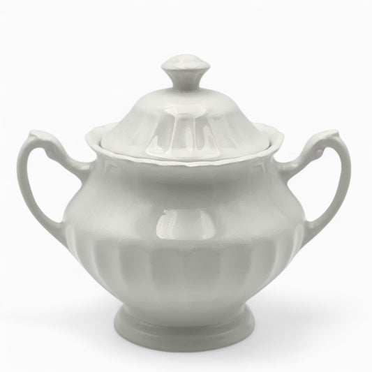 Vintage ironstone sugar bowl