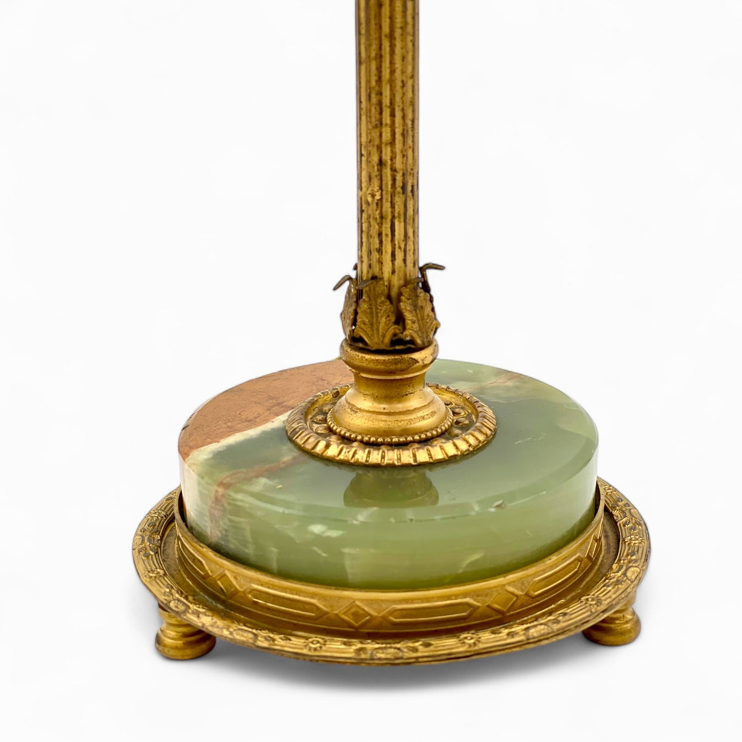 Antique early 1900’s 22KT Gold plates N.M. CRAFT N.Y.C. table lamp