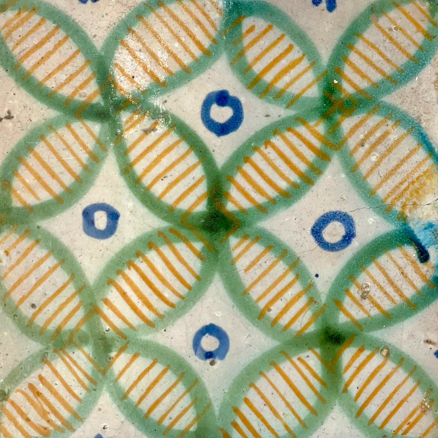 19th century Sicilian Majolica tile