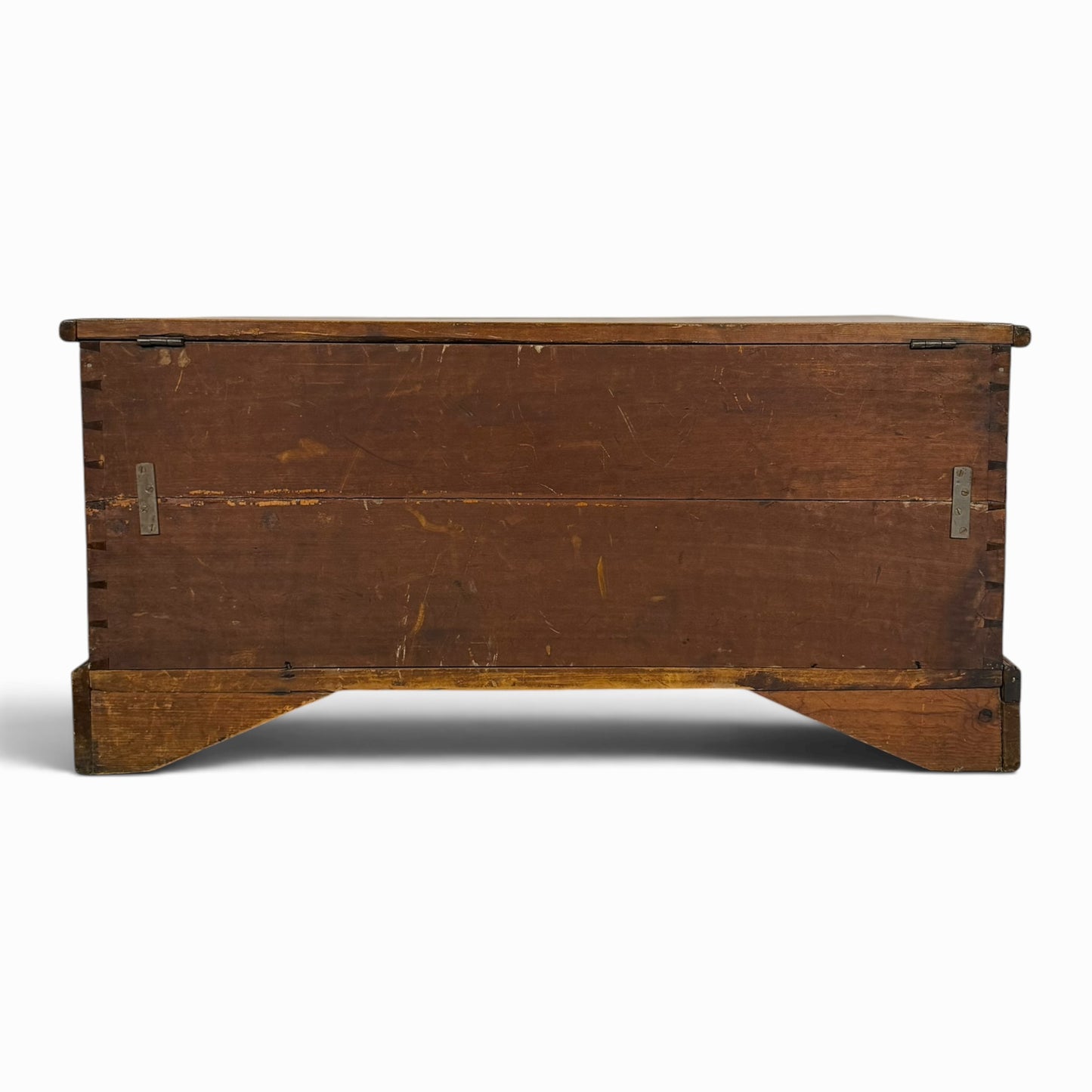 Antique American cherry blanket chest