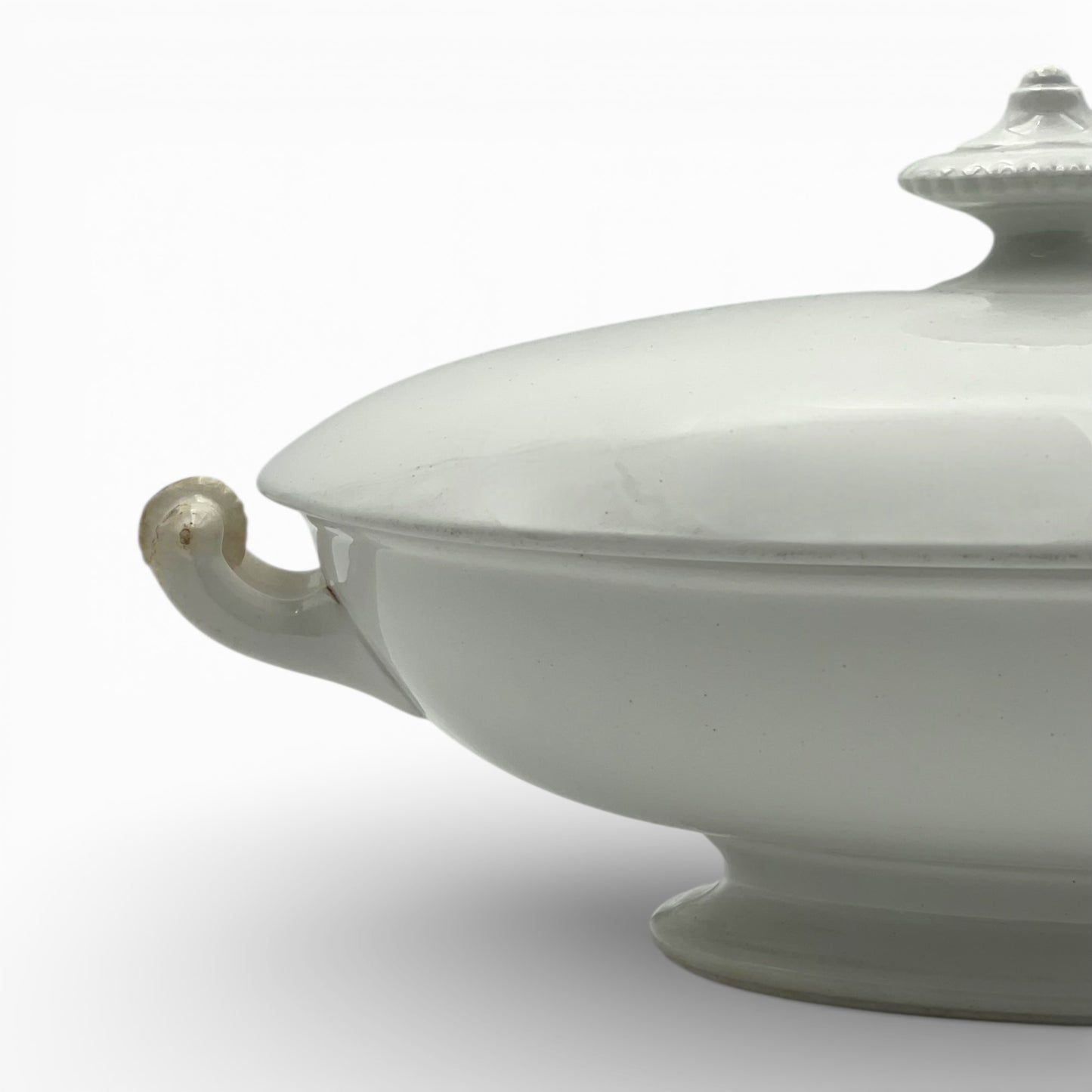 Antique “Semi Opaque China” tureen