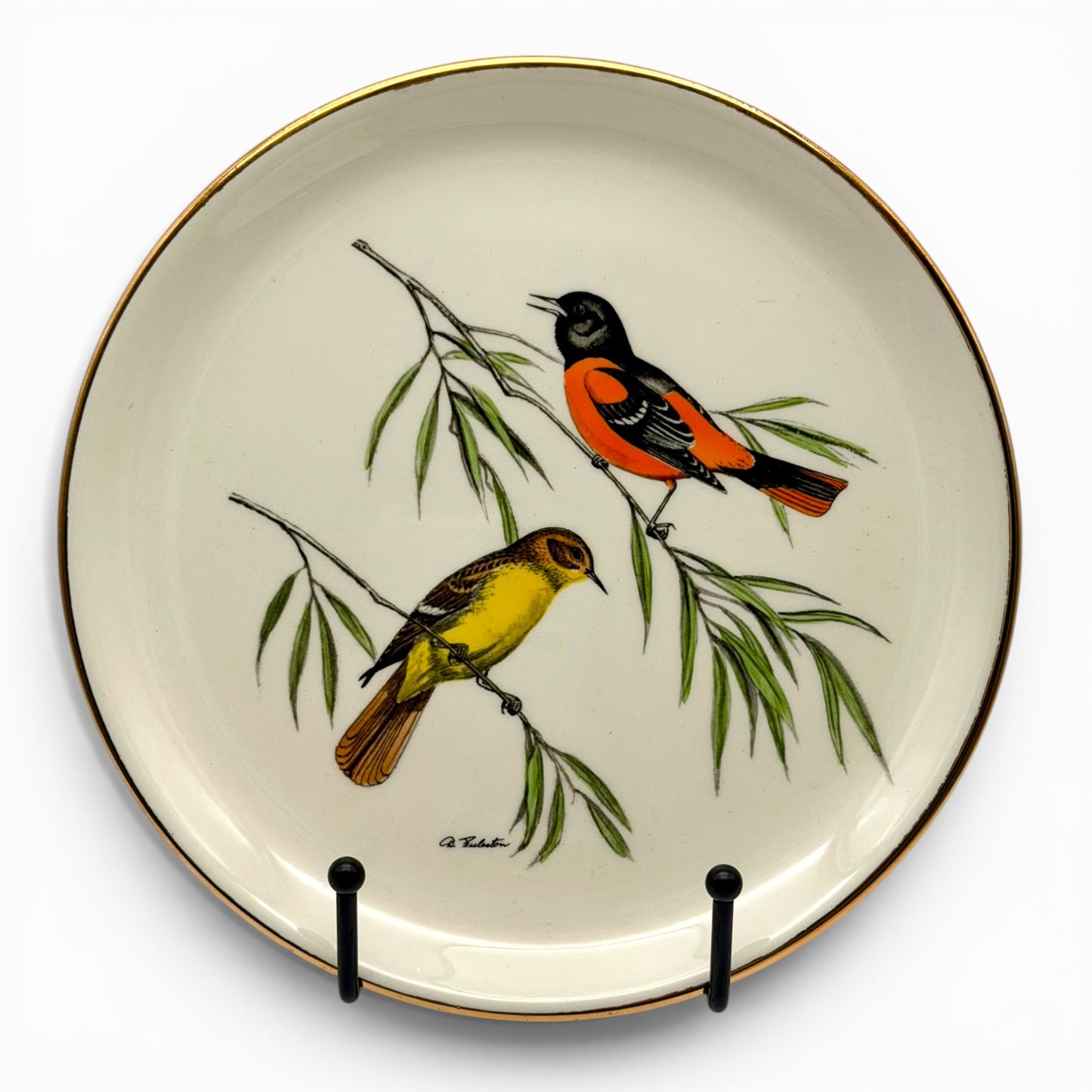 Rare set of six hand colored plates - by Delano Studio