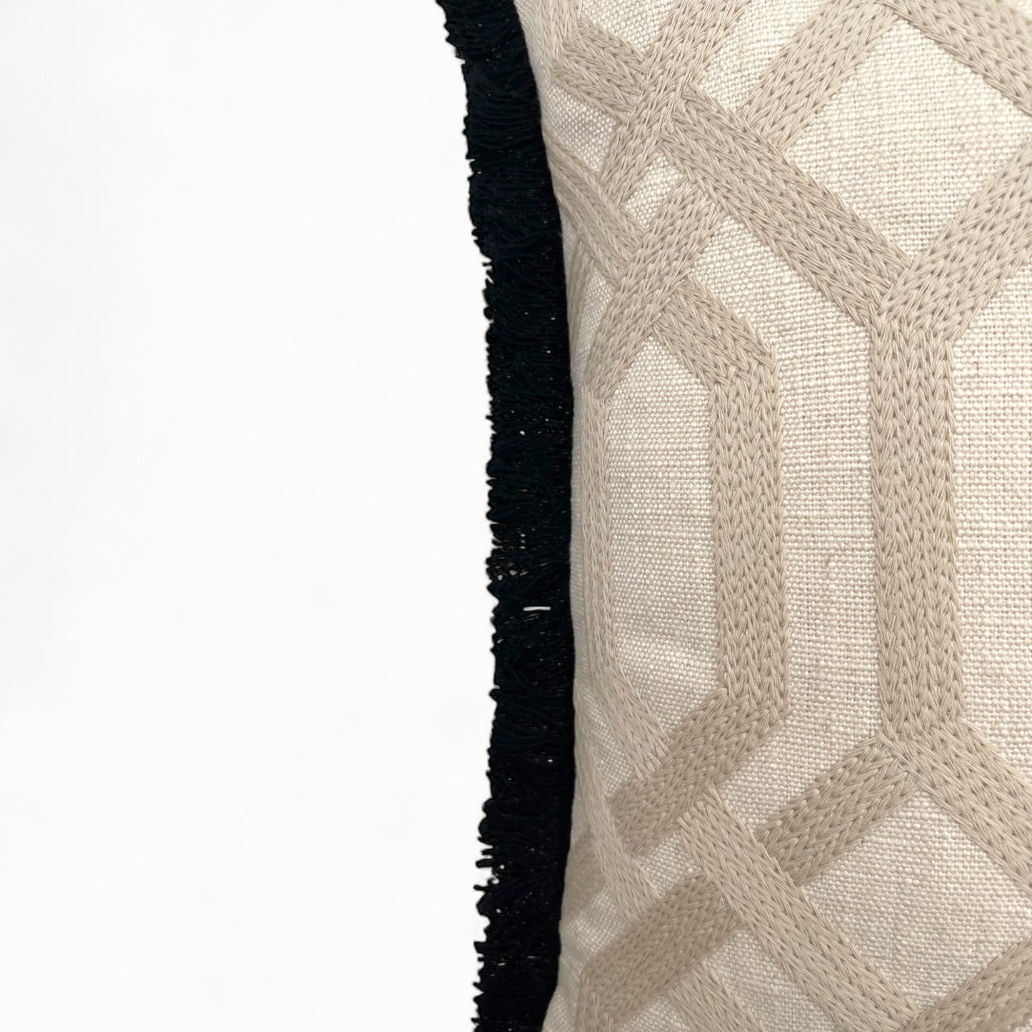 Pillow made with vintage Italian fabric