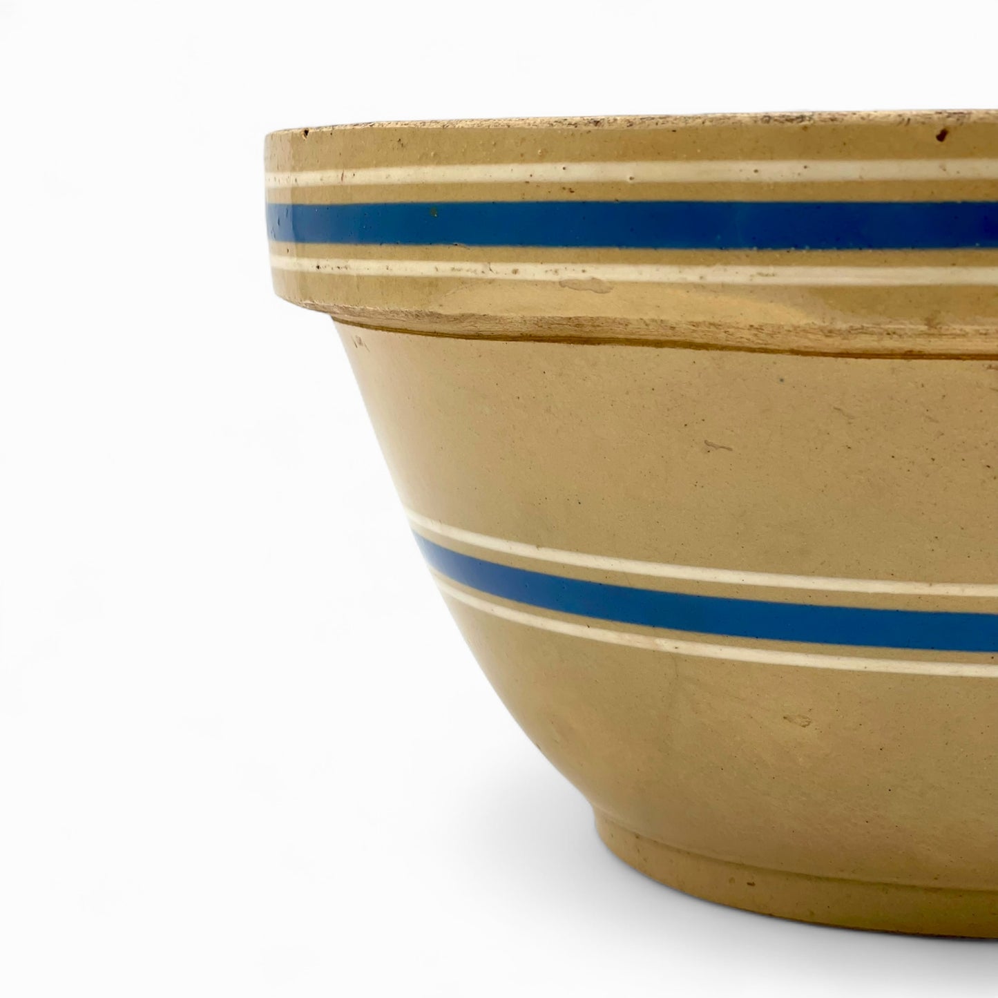 Antique yellowware mixing bowl