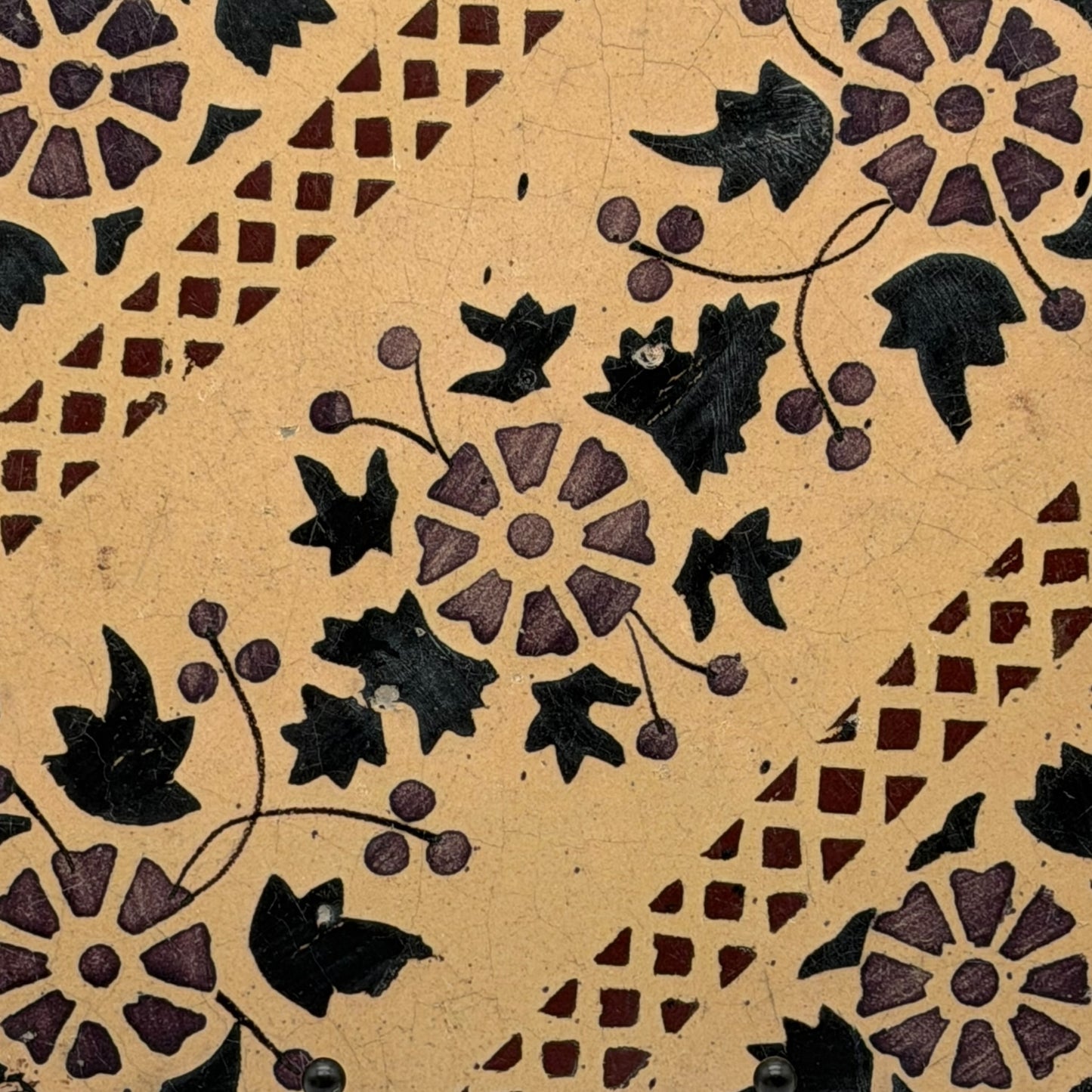 19th century Sicilian Majolica tile