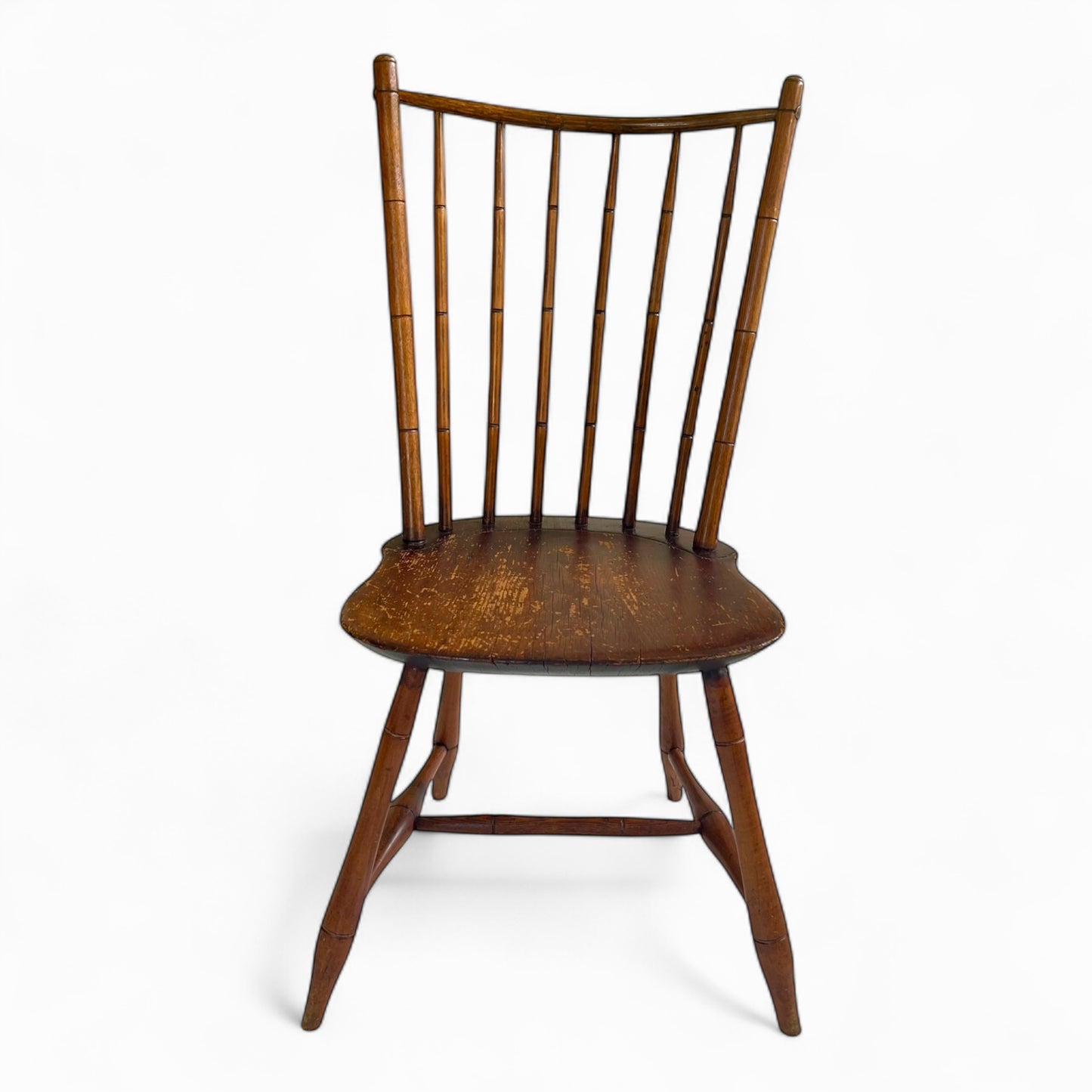 Antique faux bamboo Windsor chair