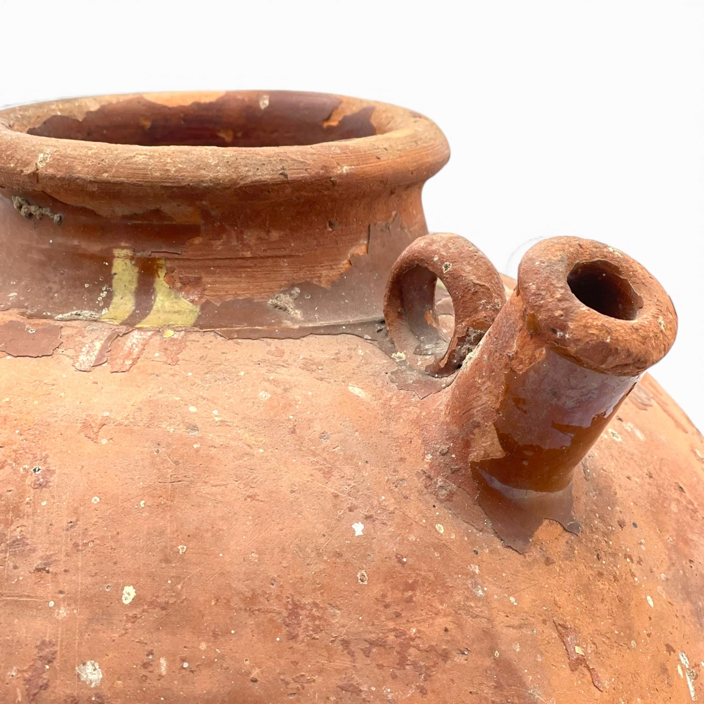 Antique French terracotta jug