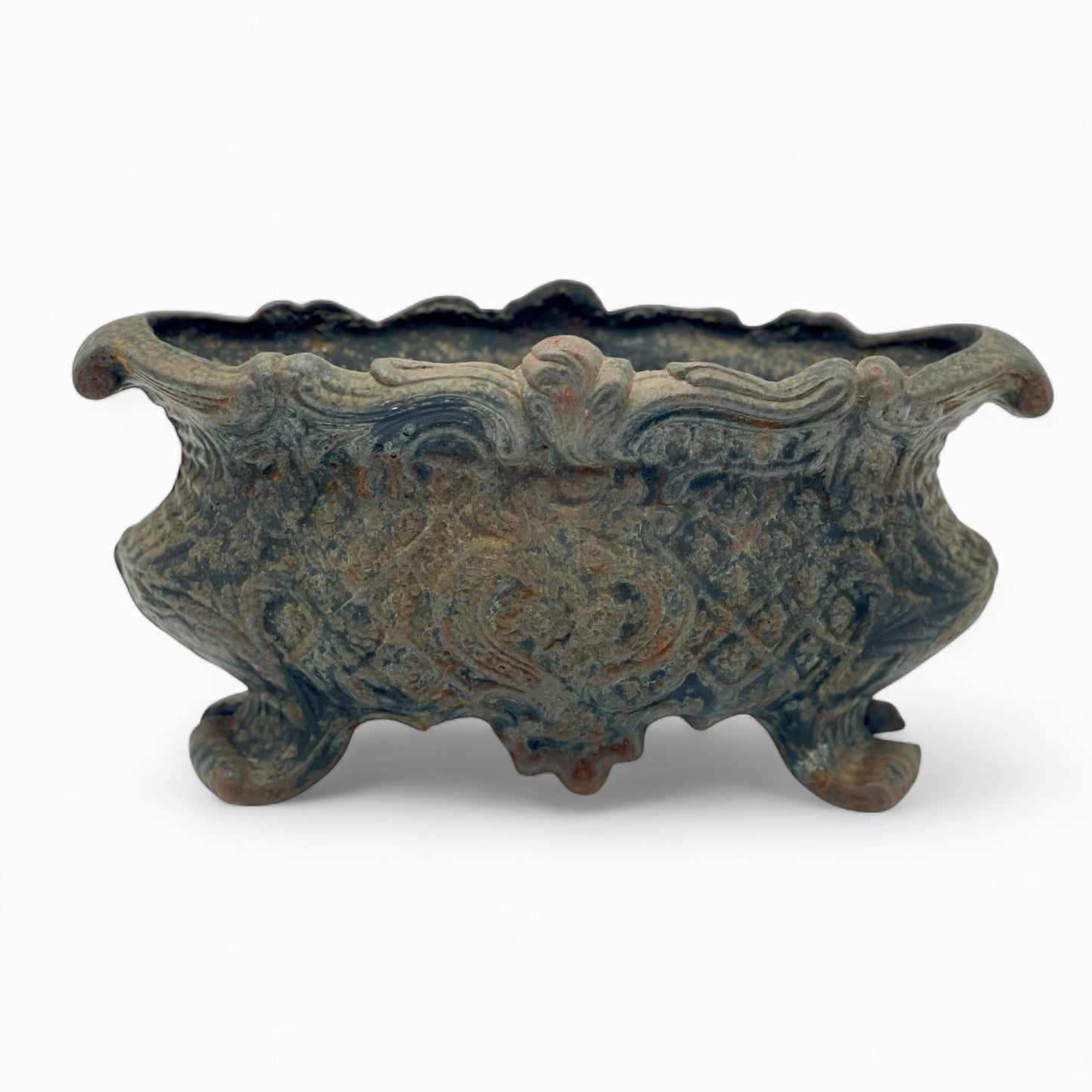 Antique French cast iron planter