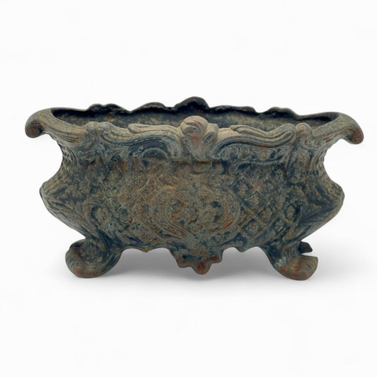 Antique French cast iron planter