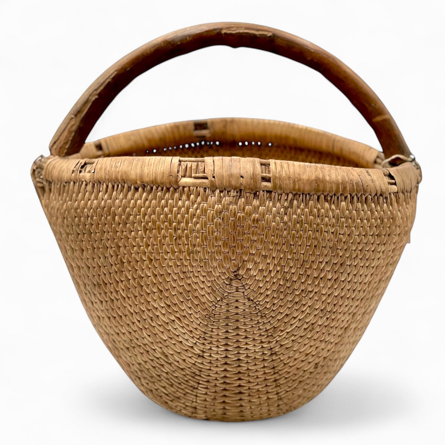 Antique Asian woven basket