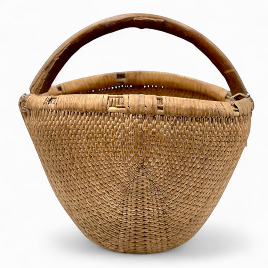 Antique Asian woven basket