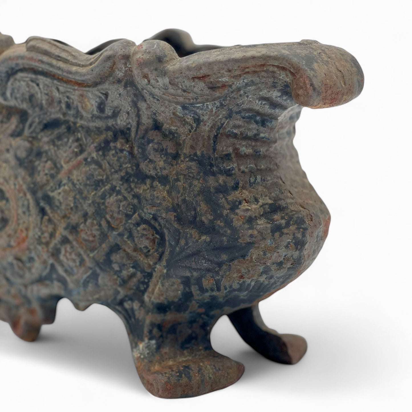 Antique French cast iron planter