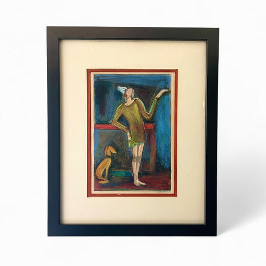 Pastel drawing by Georges Rouault (France)