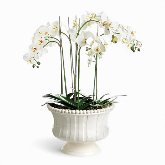 Italian hand made footed bowl