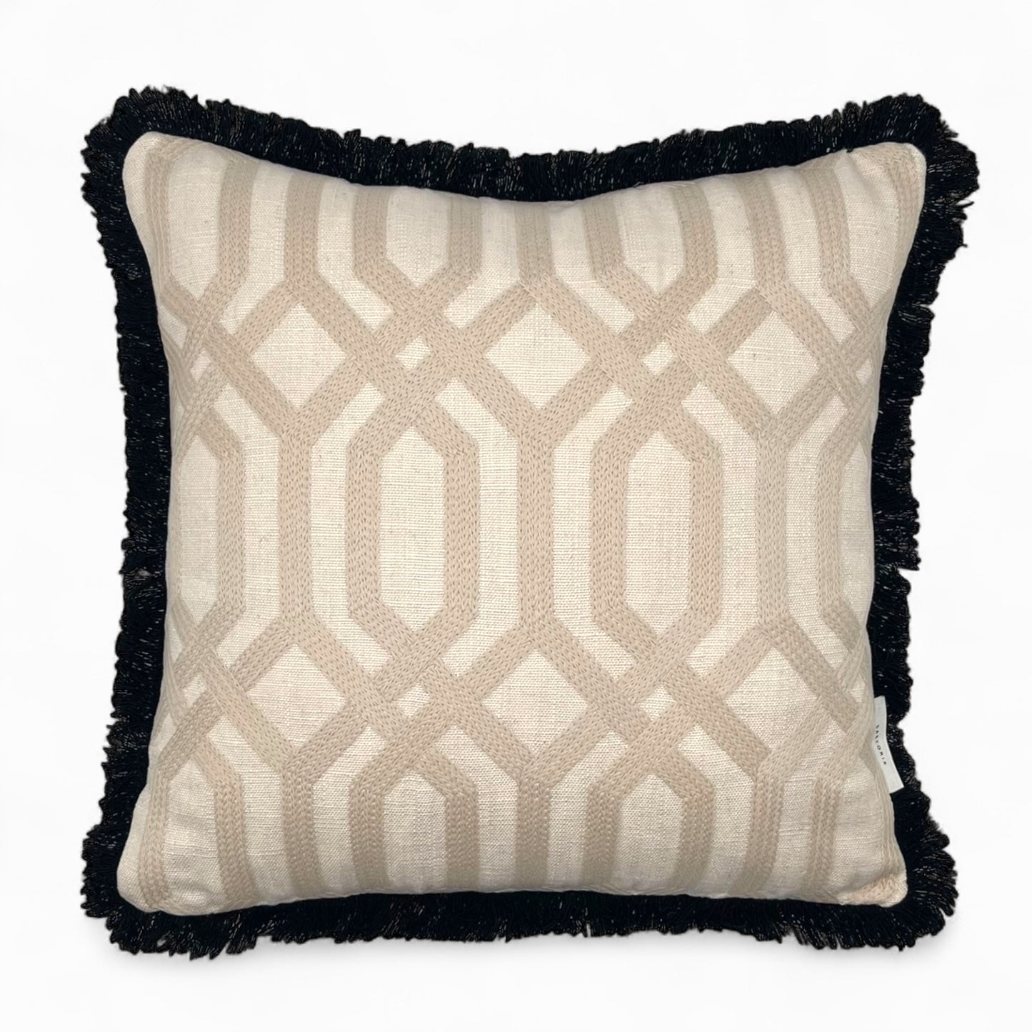 Pillow made with vintage Italian fabric