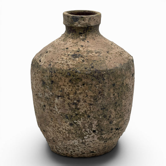 Small handcrafted amphora