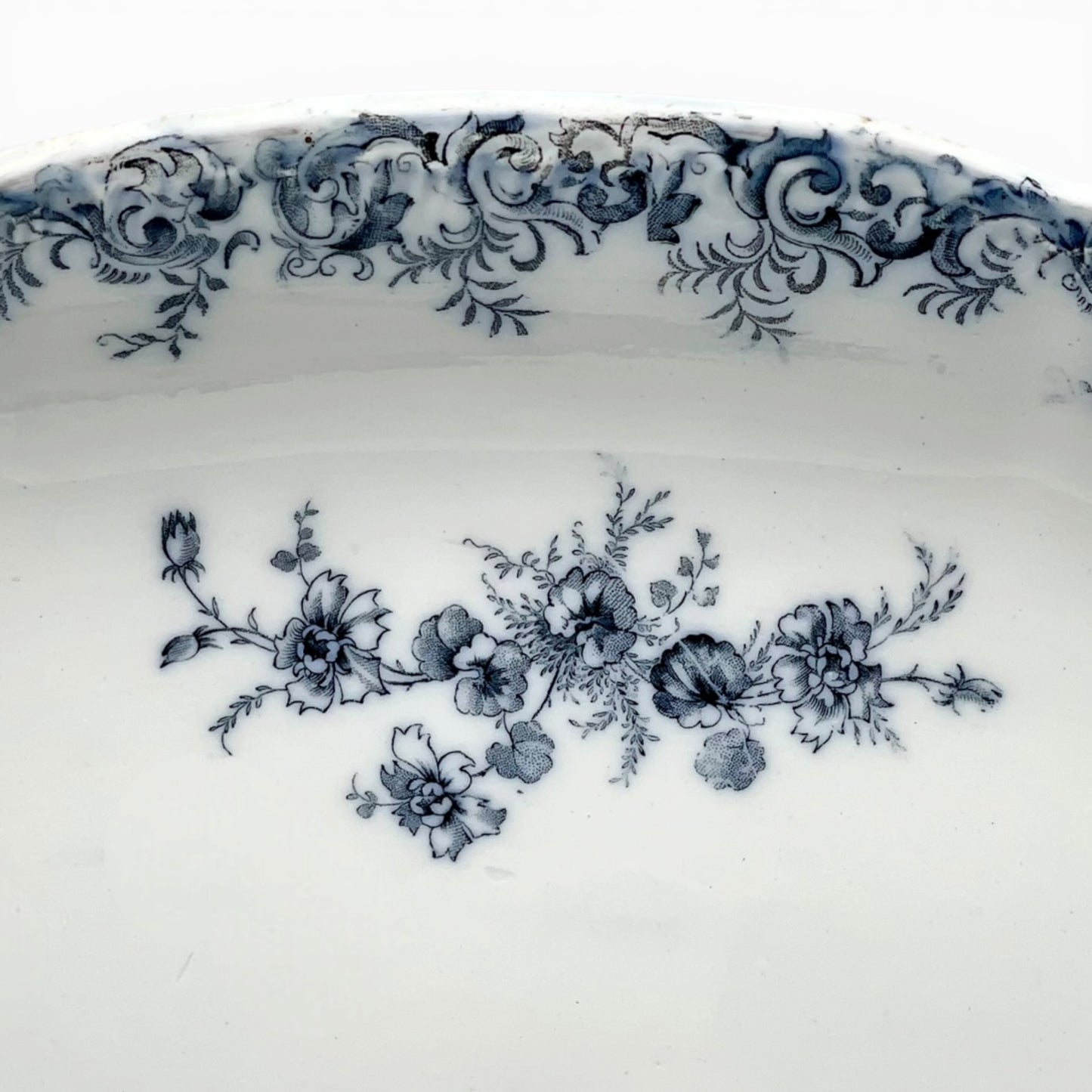 Antique large serving platter